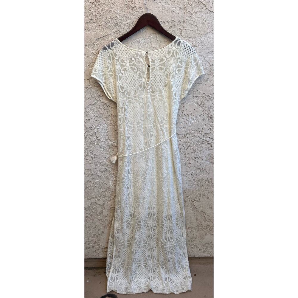 Anthropologie Lilka Cream Lace Dress - Picture 5 of 7